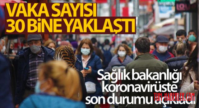 Türkiye'de son 24 saatte 29.762 koronavirüs vakası tespit edildi, 146 kişi hayatını kaybetti