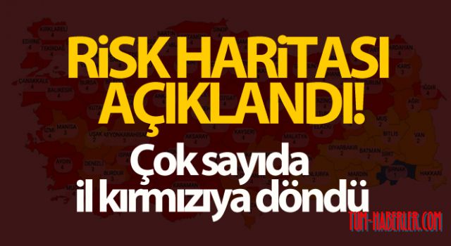Sağlık Bakanı Koca, risk haritasını yayımladı