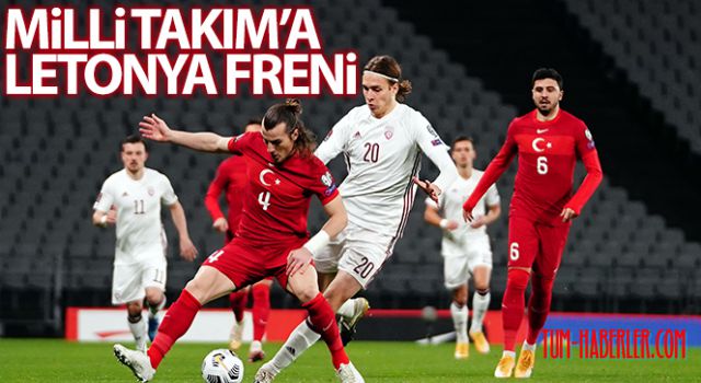 Milliler Letonya karşısında berabere bitirdi