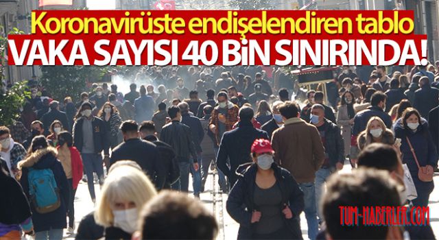 Türkiye'de son 24 saatte 39.302 koronavirüs vakası tespit edildi