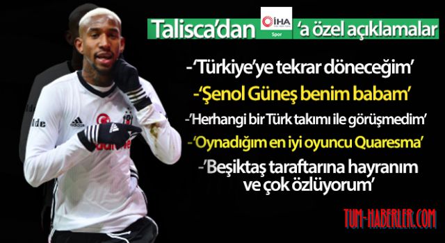 Talisca: Türkiye'ye tekrar döneceğim