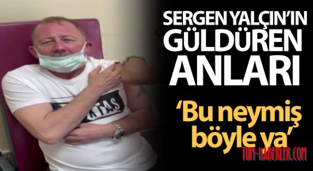 Sergen Yalçın aşı oldu: Bu neymiş böyle ya VİDEO HABER