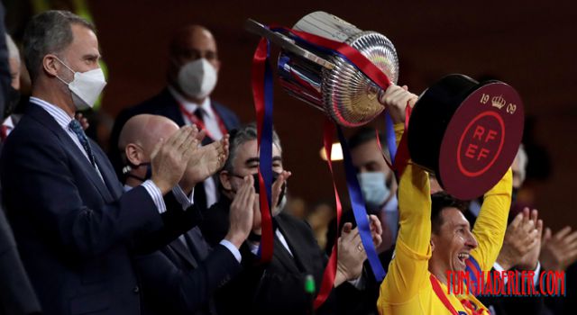 Barcelona, Kral Kupası'nın sahibi oldu