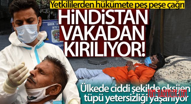 Hindistan'da günlük vaka ve ölüm sayısında rekor kırıldı