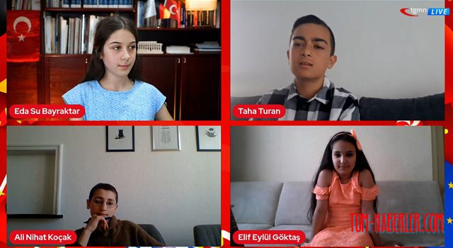 Nürnberg'de çocuklar 23 Nisan'ı kutladı