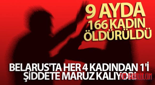Belarus'ta her 4 kadından 1'i şiddete maruz kalıyor