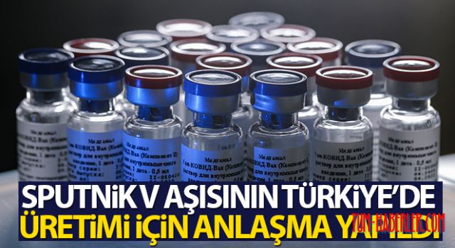 Rus Sputnik V aşısının Türkiye'de üretimi için anlaşma yapıldı