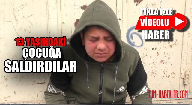 İsrail güçleri 13 yaşında çocuğa biber gazıyla saldırdı!