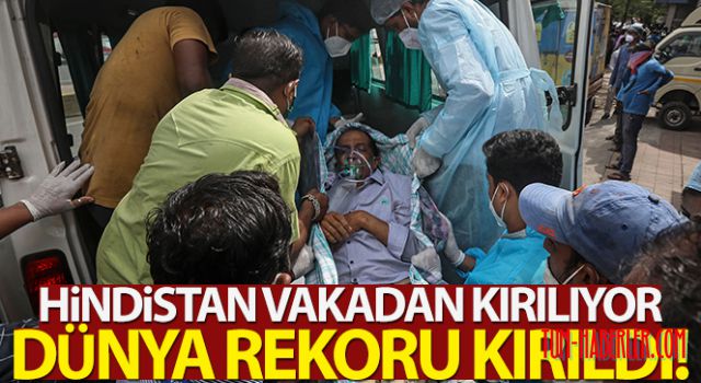 Hindistan'da günlük vaka ve ölüm sayısında yeni rekor