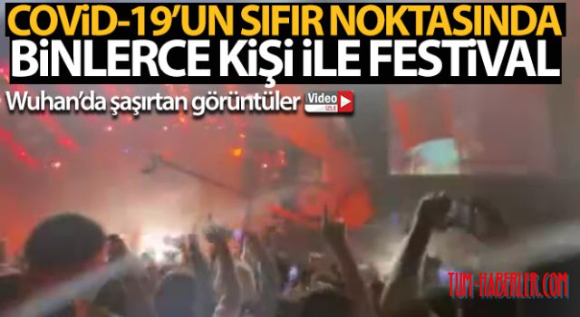 Kovid-19'un sıfır noktasında binlerce kişi ile müzik festivali
