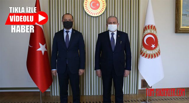 TBMM Başkanı Şentop, TÜRKPA Genel Sekreteri Mamayusupov'u kabul etti