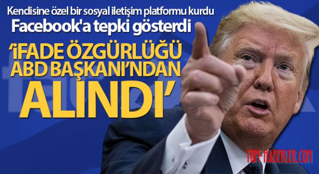 Trump'dan Facebook'a sert tepki!