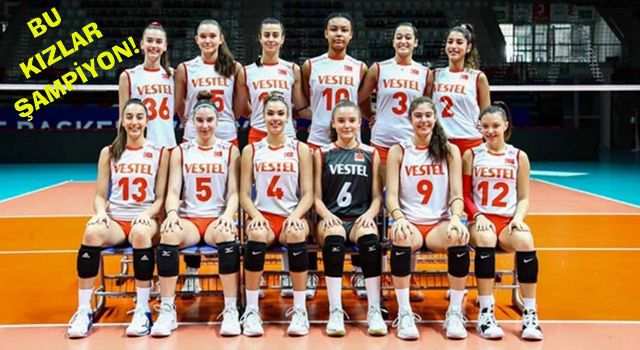 17 yaş altı kızlarımız voleybolda Avrupa ikincisi