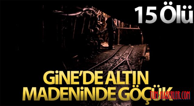 Gine'de altın madeninde göçük: 15 ölü