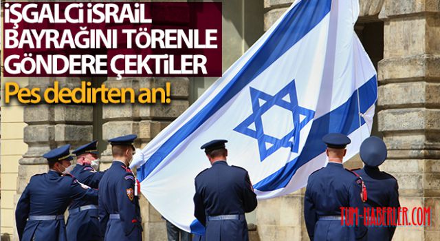 Çekya, Prag Kalesi'ne İsrail bayrağı astı