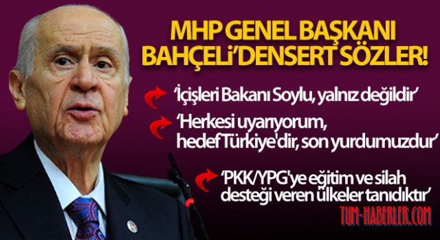 MHP Genel Başkanı Bahçeli'den çarpıcı açıklamalar