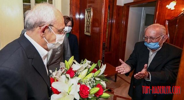CHP lideri Kılıçdaroğlu, Hüsamettin Cindoruk’u ziyaret etti