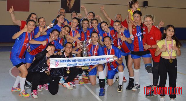 Mersin Büyükşehir GSK hentbol takımı 1. lige yükseldi