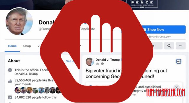 Trump’ın Facebook hesabı 2023’e kadar yasaklı!