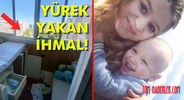 Pencere önündeki yataktan düşen bebek feci şekilde can verdi!