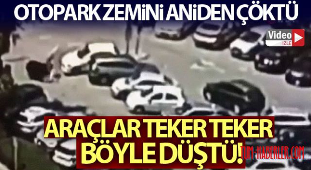 Kudüs'te otopark zemini çöktü
