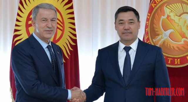 Milli Savunma Bakanı Hulusi Akar Kırgızistan'da