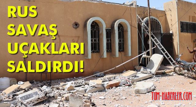 Rus savaş uçakları, Suriye'de sivil savunma merkezini hedef aldı