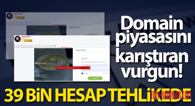 Domain piyasasını karıştıran vurgun: 39 bin hesap tehlikede