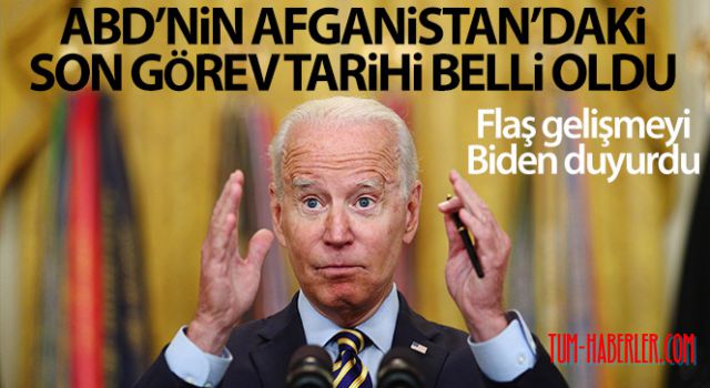 ABD askerinin Afganistan'daki görevi 31 Ağustos'ta bitecek