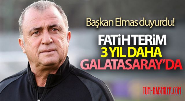 Galatasaray Fatih Terim ile 3 yıllık sözleşme imzaladı