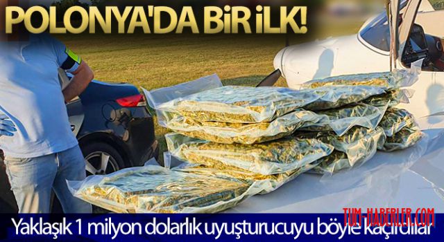 Eğitim uçağıyla İspanya'dan Polonya'ya uyuşturucu sevkiyatı