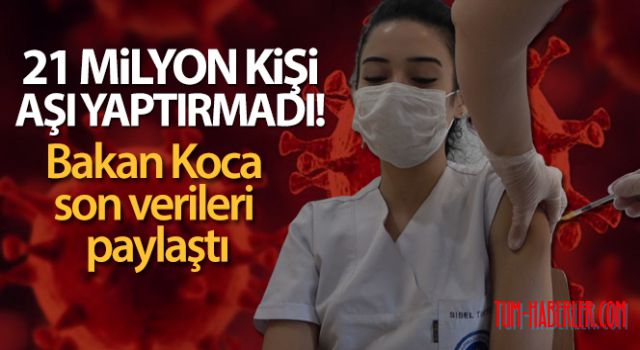 Aşılamada son veriler paylaşıldı