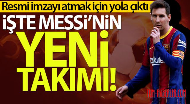 Messi, PSG için yola çıktı