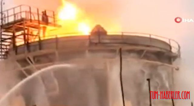 İran'da petrokimya tesisinde yangın çıktı!