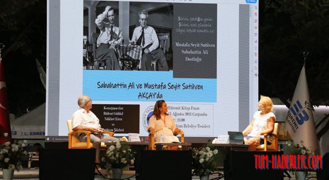 Sabahattin Ali, ata ocağı Edremit'te anıldı