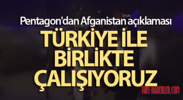 Pentagon'dan Afganistan açıklaması