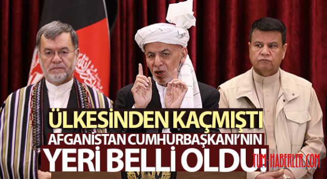 Afganistan Cumhurbaşkanı Gani ve ailesinin BAE'de olduğu açıklandı