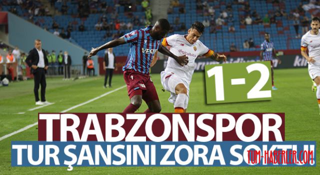 Trabzonspor tur şansını zora soktu