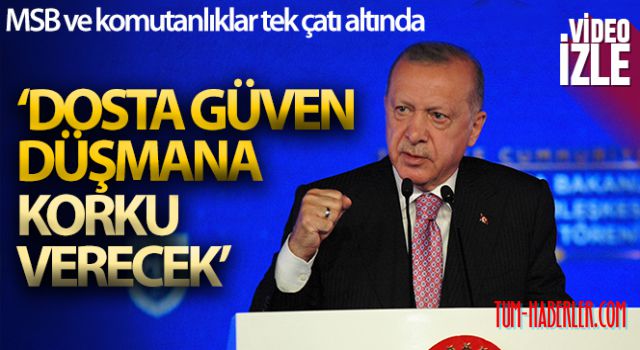 Erdoğan, Ay Yıldız Yerleşkesi'nin temel atılma törenine katıldı