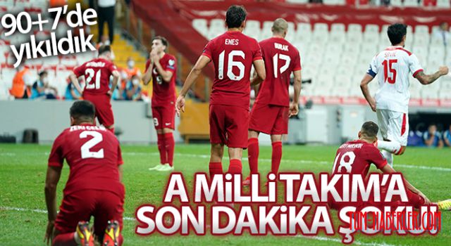 A Milli Takım Karadağ ile berabere kaldı