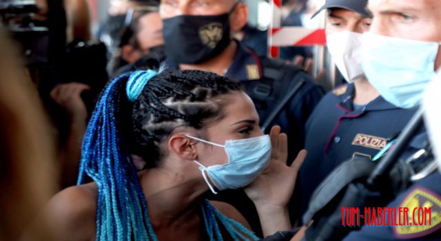 İtalya'da 'Yeşil Geçiş' protestolarına karşı polis alarmda