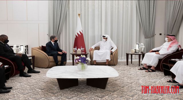 Blinken ve Savunma Bakanı Austin Katar'da