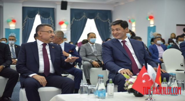 Fuat Oktay, Kırgızistan Cumhurbaşkanı ile görüştü