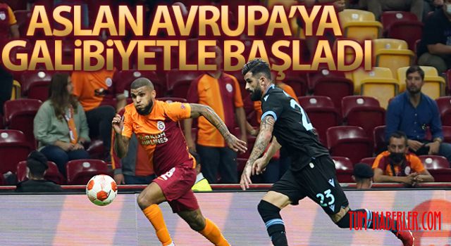 Galatasaray Avrupa Ligi'ne 3 puanla başladı