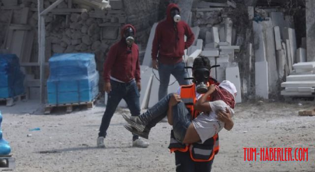 İsrail askerlerinden Nablus'ta Filistinlilere sert müdahale: 217 yaralı