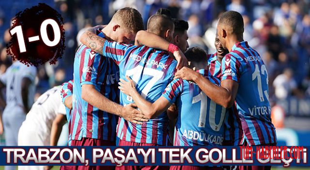 Trabzon, Kasımpaşa'yı tek golle geçti
