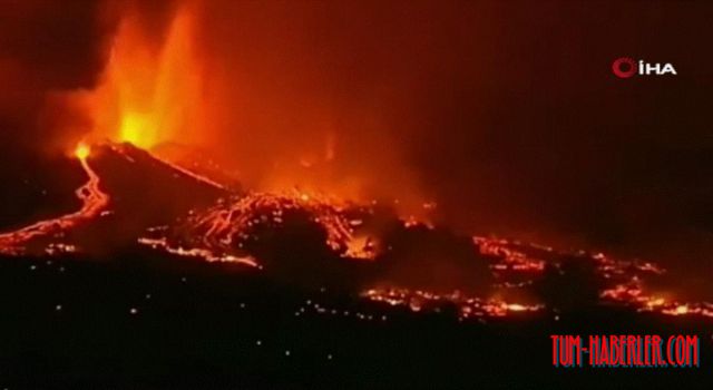 La Palma Yanardağı 100'den fazla evi yok etti