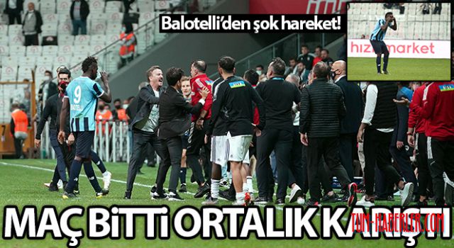 Maç bitti saha kenarı karıştı!