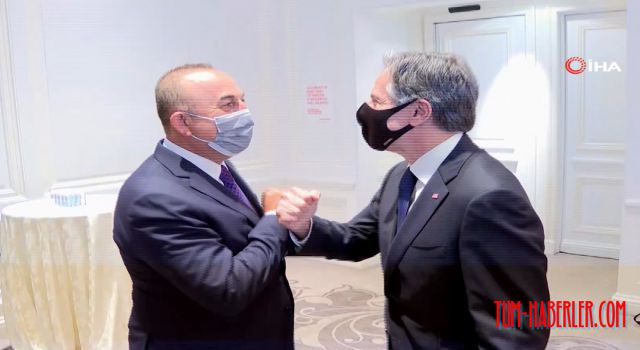 Çavuşoğlu, ABD Dışişleri Bakanı Blinken ile bir araya geldi
