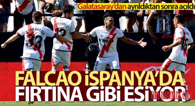 Falcao'dan İspanya'da 2. maçında 2. gol